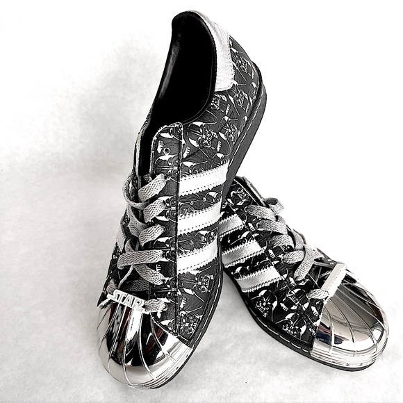 CUSTOM BUILT Adidas x STAR WARS Darth Vader Sneakers, M7 (or W8-8.5) - Picture 3 of 10